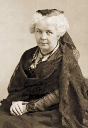 Elizabeth Cady Stanton (1815–1902), founder of the women’s rights ...