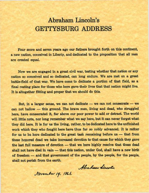 ( 789KB / 4min, 23 sec). Gettysburg Address : Gettysburg Address ...