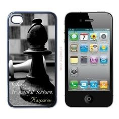 Famous Chess Quotes Series (Kasparov)iPhone4 iPhone4s hard case # ...