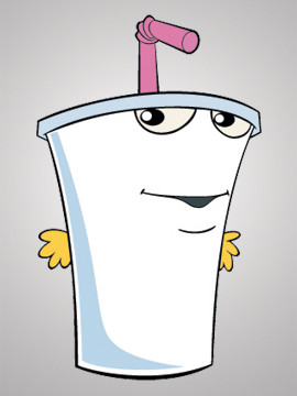 giant, talking milkshake. Yes, you read that right. He likes to ...