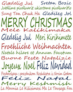 ... different languages list merry christmas merry christmas in different
