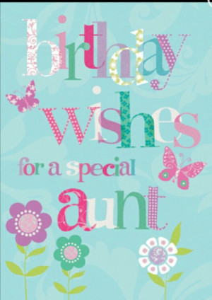 Aunt Birthday Wishes