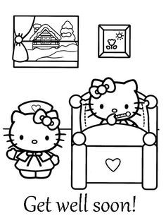 ... into categories - this is a hospital get well soon coloring page