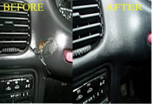 ... Damaged Fascia,Scratched Centre Console,Can be repaired using Quality