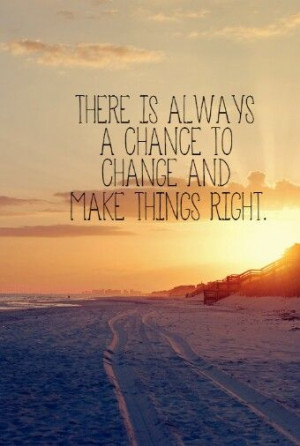 Make things right