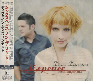 ... Sixpence None The Richer Divine Discontent Japan Promo CD Album (CDLP