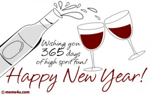 New Year Champagne Greetings, Raising Champagne Toast on New Year's ...