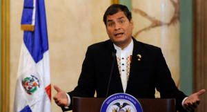 Rhetoric from President Rafael Correa has been running high in recent ...