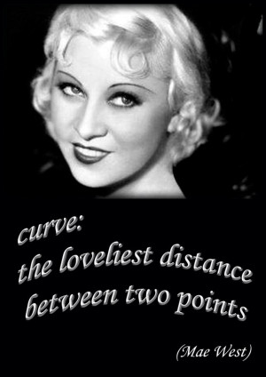 Mae West... Love your curves