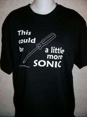 Sonic Screwdriver Shirt sold by PaganChick $20