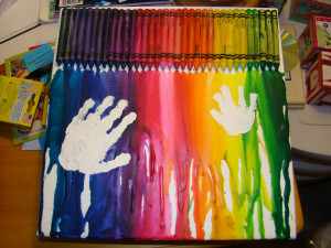 Got MOM? Munchkins of Mayhem: Infamous Crayon Melt Board