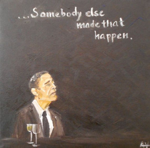 obama Quote Original Oil Painting Folk Art by TeaPartyArt on Etsy, $40 ...
