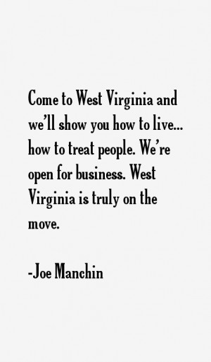 Come to West Virginia and we 39 ll show you how to live how to treat