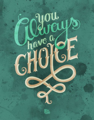 supernatural; you always have a choice