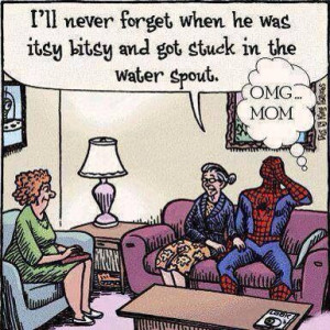 Embarrassing Spider-Man ! Haha!