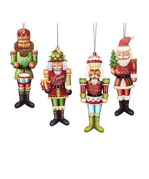 Dangle these darling nutcracker ornaments from the tree for an extra ...