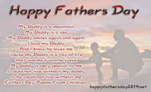 Fathers day poems, poetry with pictures and images