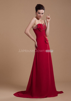 beautiful red prom dresses