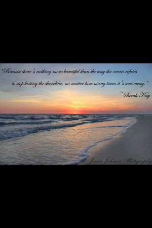 Alligator Point Sunset and Quote