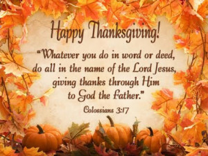 Christian Thanksgiving Quotes Happy thanksgiving from the