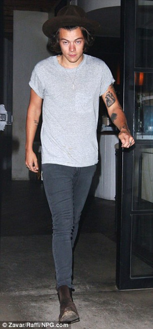 Harry Styles Wearing a Fedora