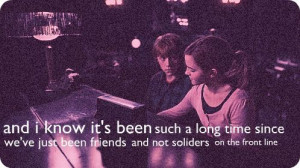 harry potter hermione granger ron weasley books film music love sad