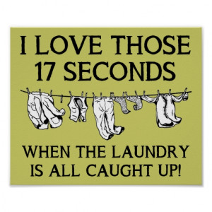 laundry_day_house_cleaning_funny_poster_sign ...