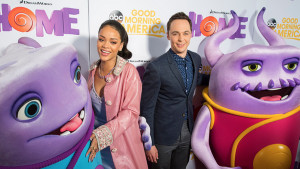 Rihanna have been on the road promoting their new animated movie, Home ...