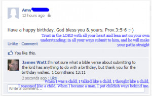Bible Verse Regarding Birthdays