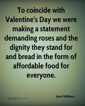 To coincide with Valentine's Day we were making a statement demanding ...