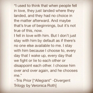 Divergent Quotes Tris Tobias Quotes Divergent