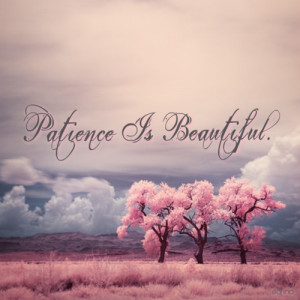 ... for this image include: patience, beautiful, life, quote and quotes