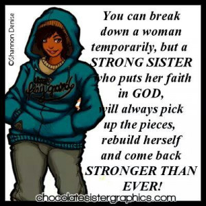 STRONG SISTER, Amen & Glory to God