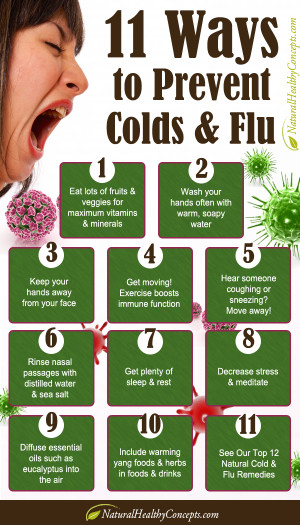 11 Ways to Prevent Getting Colds or the Flu