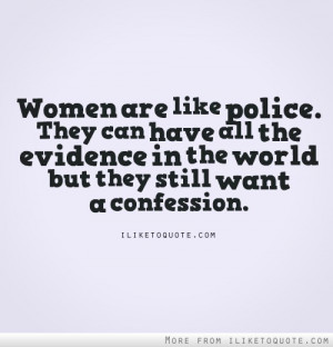Police Women Quotes