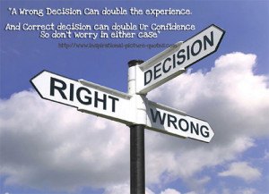 Inspirational Quote On Decision