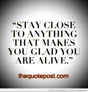 Stay Close Anything That...