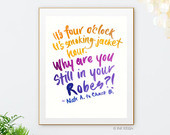 ... Inspirational Quote XOXO Gossip Girl Nate Chuck Bass Love Watercolor
