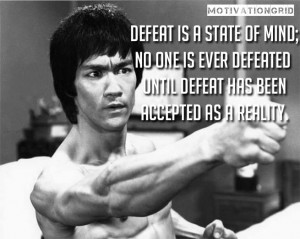 defeat is a state of mind no one is ever defeated until defeat has ...