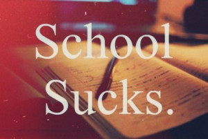 book, school, school sucks, sucks