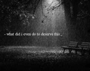 depression sad rain myphotos lonley