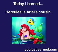 ... Poseidon’s many sons is Triton; and, of course, Ariel is Triton’s