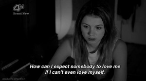 gifs Black and White life depressed sad lonely alone Skins UK cassie ...