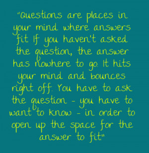 Questions And Answers Quotes
