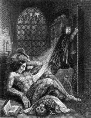 Description Frontispiece to Frankenstein 1831.jpg