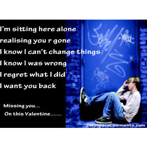 Sad Valentine Quotes, Sad Myspace Valentine comments » Page -1(2 ...