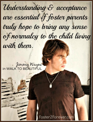 ... where your foster child is coming from. Jimmy Wayne #fostercare #quote