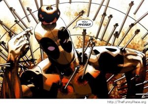 Tagged comics humor , Deadpool fun
