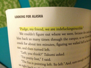 Looking for Alaska; John green
