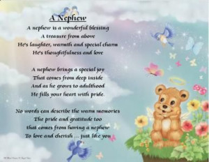 Love You Nephew Images | Poems on nieces and nephews